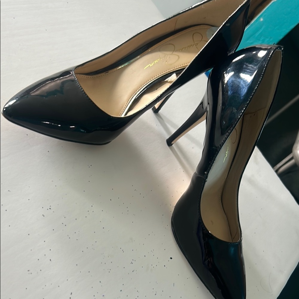 Sleek Black Stiletto Heels